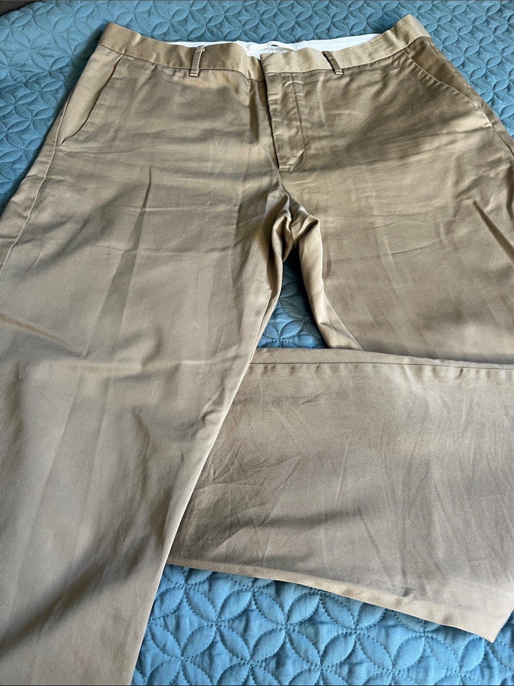 Norse Projects Khaki/Tan Straight-Leg Chinos